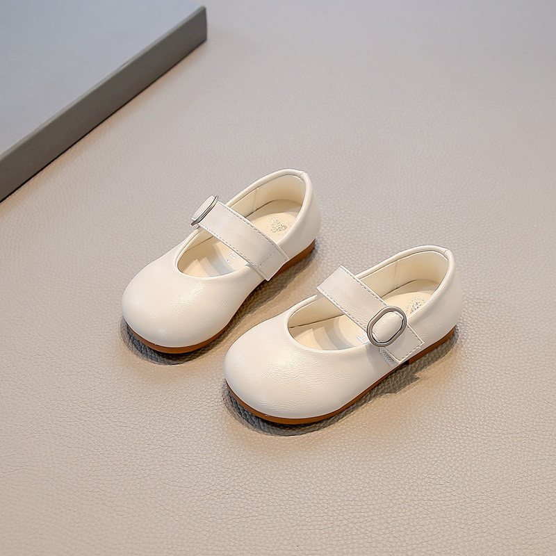 Giày dép của bé 89Mới_Giày búp bê da trơn thời trang cho bé size 22-31