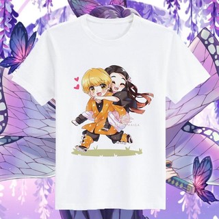Anime Lấy Cảm Hứng Từ Demon Slayer Trẻ Em Áo Thun Mùa Hè Nhân Vật Hoạt Hình Tanjiro Nezuko Graphic Top