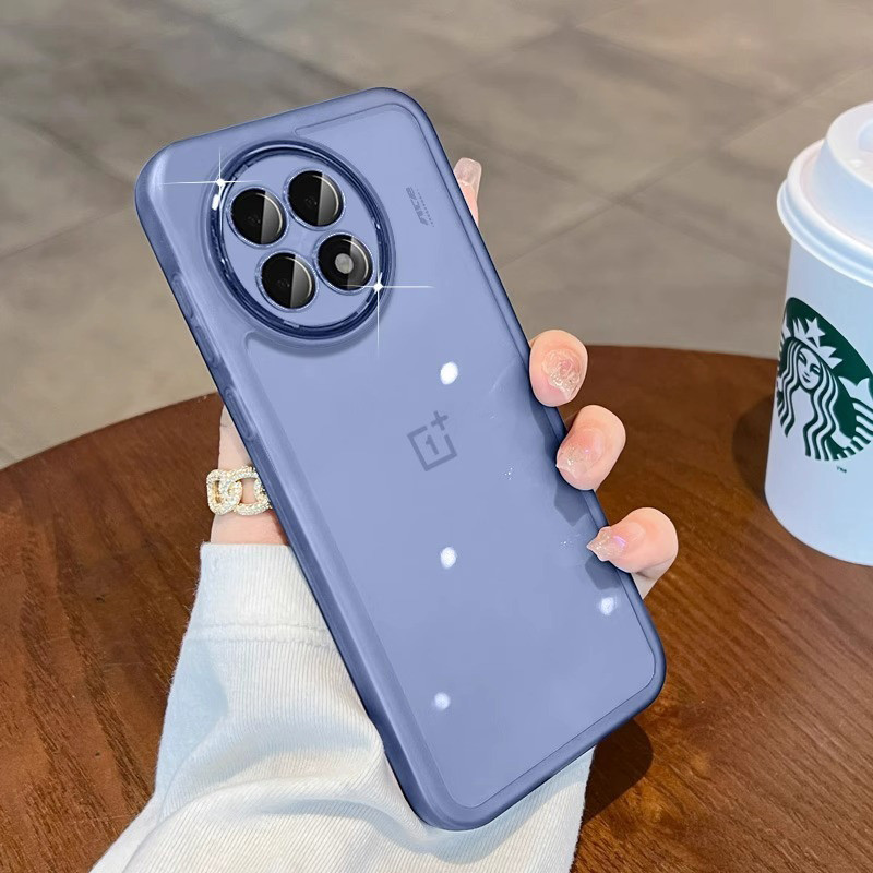 Dành Cho OnePlus Ace 5 Pro 3 3v 3 2 5G Matte Case Silicon Trong Suốt Bảo Vệ Ống Kính Máy Ảnh