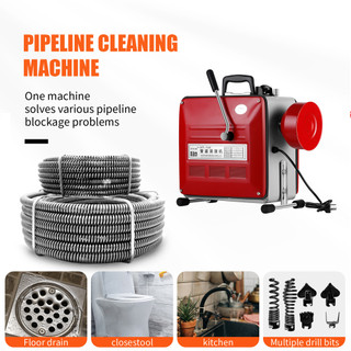 Máy thông cống gia đình 3500W 19.5m, phù hợp với gia đình, nhà hàng, phòng trọ, công ty