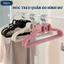 Combo 10 Móc Treo Quần Áo Hình Nơ Có Rãnh Chống Trượt, Mắc Áo Váy 2 Dây Nhựa PP Dẻo Dai
