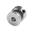 Bánh xe đồng bộ GT2 20 & 80 răng Ròng rọc định giờ bằng nhôm với đai 250mm