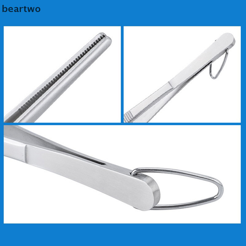 < Beartwo > Nhíp nhà bếp 30CM Nhíp mịn Kẹp nấu ăn bằng thép không gỉ cực dài cho dụng cụ pha chế BBQ Đẹp