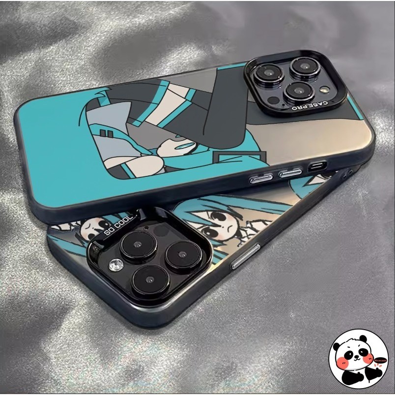 Vỏ Hatsune Miku Cho Realme 12 12X 11 11X C67 4G 5G C55 C53 N53 Note 50 GT5 Pro C31 C30 C33 C30S C21 C17 7i C11 C25 C25S C15 Vỏ Điện Thoại Chống Sốc Cứng Hoạt Hình Dễ Thương Anime
