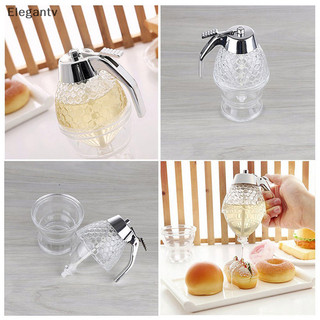 Egn Clear Honey Syrup Dispenser Acrylic Kitchen Holder Pot Container N