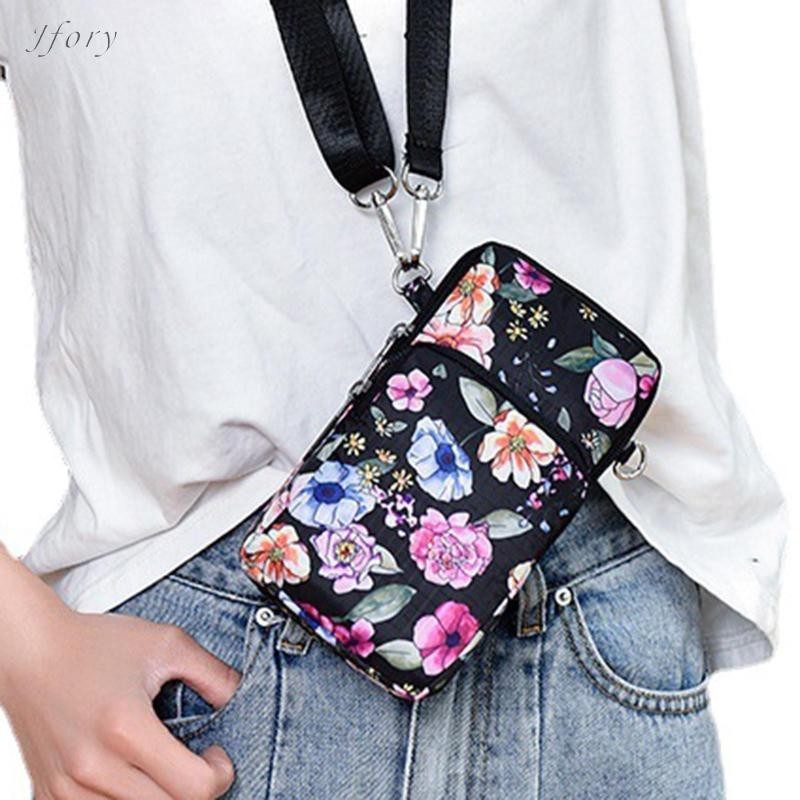 Túi đựng điện thoại di động Mini Jfory, Hộp đựng dây đeo vai có thể điều chỉnh đa năng, Ví đựng tiền, Ví đựng túi đeo vai để mua sắm cho nữ