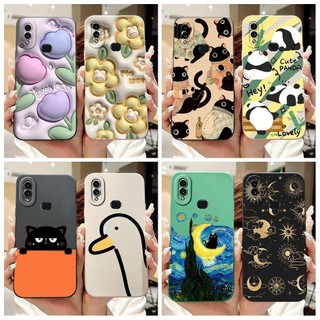 Dành Cho Samsung Galaxy A10s Ốp Lưng SM-A107F SM-A107M Vỏ Điện Thoại Sơn Thời Trang Vỏ Silicon Mềm Cho Samsung M01s A 10s Ốp Lưng
