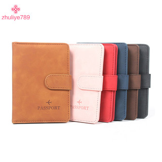 < zhuliye789 > Nam Nữ RFID Hộ Chiếu Kinh Doanh ID Thẻ Ngân Hàng Hộ Chiếu Bao Da Hộ Chiếu Đựng Hộ Chiếu Phụ Kiện Du Lịch