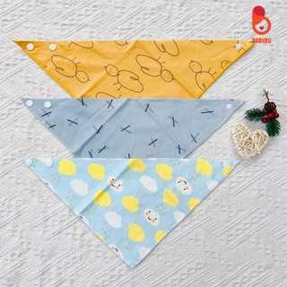 Set 3 khăn yếm tam giác giữ ấm cổ cho bé kích thước 40x29x29cm
