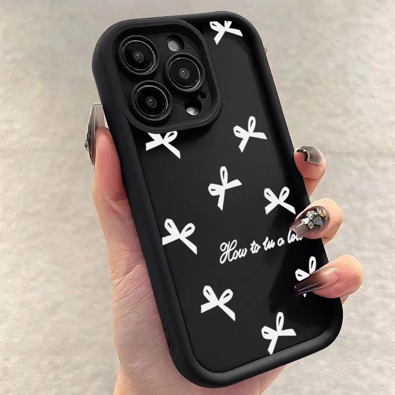 Vỏ Tương Thích Cho Vivo Y100 Y16 Y03 V30 Y20i Y17 Y20 Y21S Y12S Y17S Y15 Y21 V27 Y15S Y27 Y35 Y36 Y15A Y12 Y30 Y30i Y95 Y20S Y91 Y33S Vỏ Chống Sốc Mềm Nơ Tiếng Anh