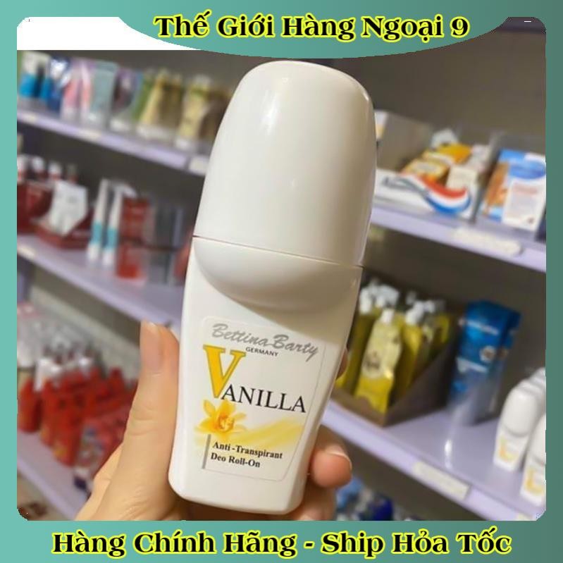 [auth] Lăn Khử Mùi Hương Nước Hoa Vanilla Bettina Barty Cho Nữ 50ml Của Đức [Hot]
