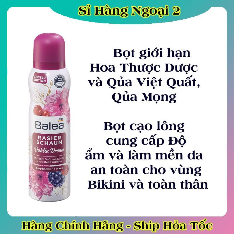 Bọt cạo lông Balea Đức toàn thân và bikini dành cho nữ - Date mới nhất