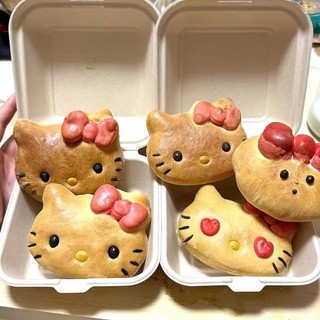 Khuôn cắt bánh mì nướng hình mèo KT hồng cho hộp Bento, DIY pancake, bánh quy, dụng cụ nhà bếp