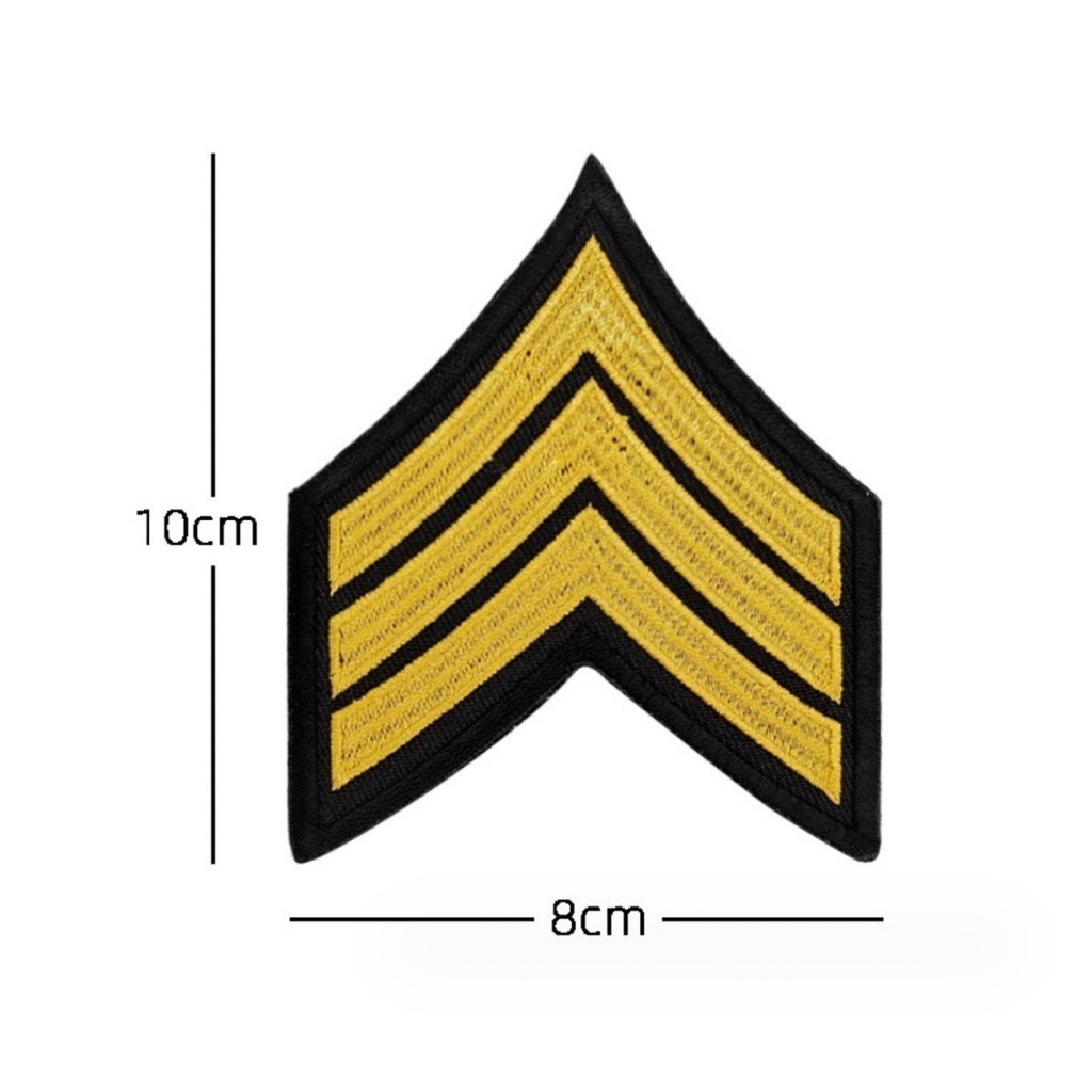 Patch_velcro phù hiệu cấp bậc quân đội Hoa Kỳ dán quần áo
