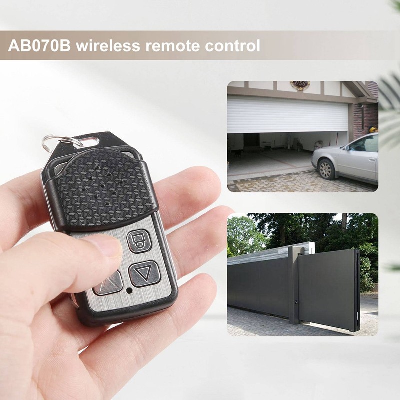 Dụng cụ mở cửa nhà để xe điện 4 nút Điều khiển từ xa không dây 433MHZ Điều khiển từ xa tần số vô tuyến không dây