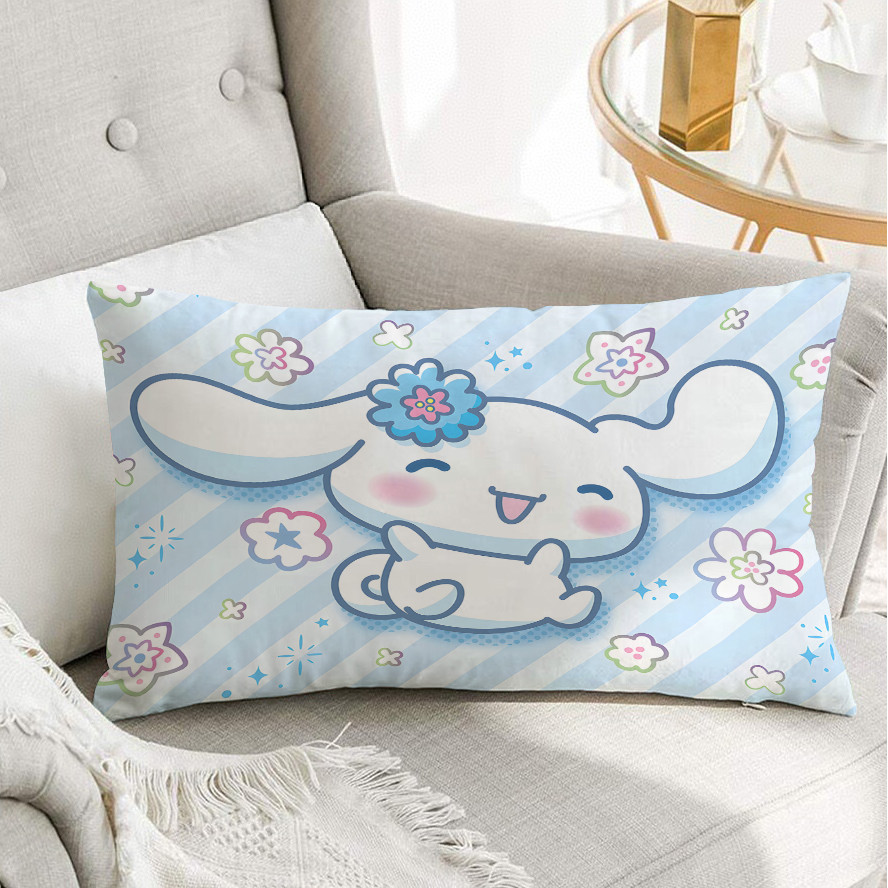 Vỏ gối hình chữ nhật Sanrio Cinnamoroll Vỏ gối Polyester in một mặt (Không có lõi)
