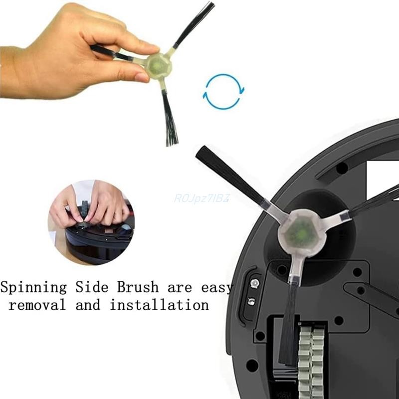 8 Bộ Phận Thay Thế Cho Lefant M210 M210S M210B M213 Máy Hút Bụi Phụ KiệnHEPA Lọc Bên Bàn Chải