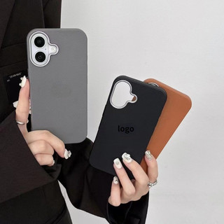 Da Cừu Cho Ốp Lưng Mờ Cho iPhone 16 15 14 13 12 11 Pro Plus Max X XS XR Sạc Không Dây Vỏ Trơn