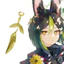 YT4 Genshin Tác Động Tighnari Sumeru Thành Phố Anime Cùng Phong Cách Bông Tai Kẹp Tai Cosplay Phụ Kiện Thời Trang Đa Năng Trang Sức