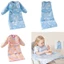 Yoo dài tay không tay ghế cao cho ăn Coverall mềm mại thoải mái Yếm cai sữa