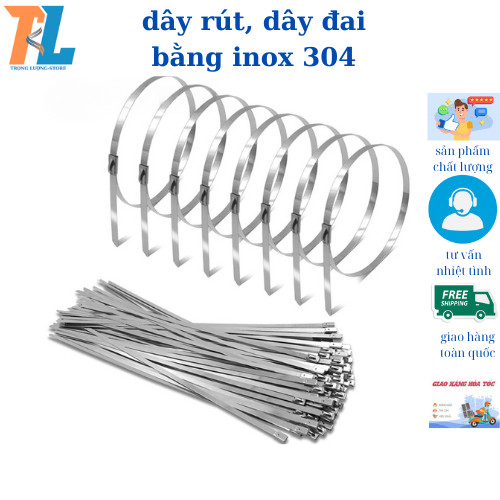 Dây rút , dây thít inox 304 chống rỉ sét | Shopee Việt Nam