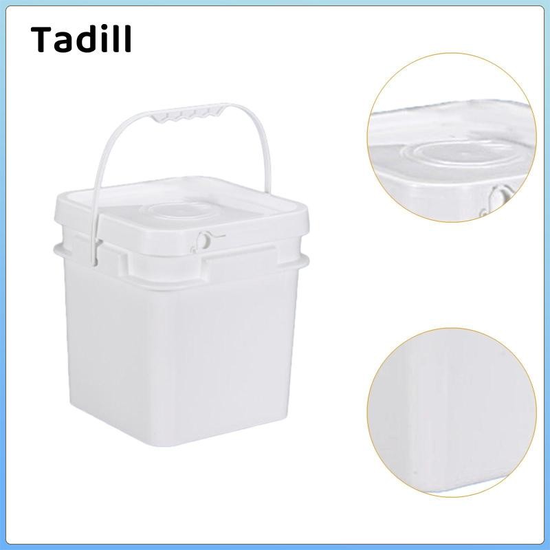 Hộp đựng thực phẩm thùng vuông 10L có tay cầm và mục đích cho đồ thủ công nghệ thuật Dự án Vệ sinh gia đình tại nhà