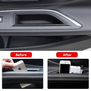 Okcatzone 2 Chiếc Tay Nắm Cửa Ô Tô Tay Vịn Bảo Quản Hộp Đựng Hộp Đựng Khay Phụ Kiện Tự Động Cho Xe Đạp Peugeot 3008 3008GT 4008 5008 2016-2020 F2S3