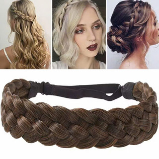 Băng Đô Thắt Bính Co Giãn, Dây Buộc Tóc Bện Bohemian Đội Đầu Thời Trang HaminStore