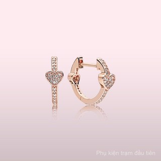 Tại Chỗ Goodss925 Bạc Giấc Mơ Dora Rose Vàng Trái Tim Hấp Dẫn Bông Tai Móc Bông Tai Thời Trang Đơn Giản Nữ Bông Tai