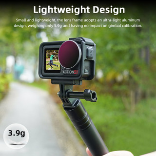 Dành Cho DJI HÀNH ĐỘNG 3 / 4 / 5 Pro Gói Lọc UV Gương Bảo Vệ CPL Phân Cực ND Làm Mờ Phụ Kiện