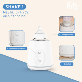 Máy lắc bình sữa điện tử thuận tiện Fatzbaby Fatz Shake 1 - FB3910HB, Shake 2 - FB3911HB
