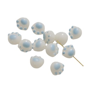 Hạt Paw Mèo 3D Nướng Than Hoạt Hình Dễ Thương DIY Bông Tai Vòng Tay Nữ Chất Liệu Mặt Dây Bán Sỉ
