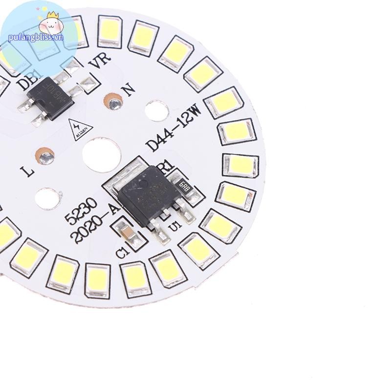 Pufangbliss Bóng Đèn AC 220V Downlight Chip Spotlight Bóng Đèn LED Miếng Dán Đèn SMD Tấm Mô-đun tròn Tấm nguồn sáng VN
