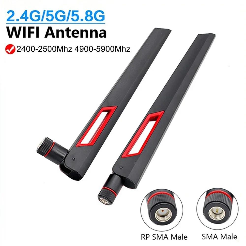 Ăng-ten Wifi 2.4Ghz 5Ghz 5.8Ghz 12Dbi Tăng Cường Tín Hiệu Ăng Ten RP ...