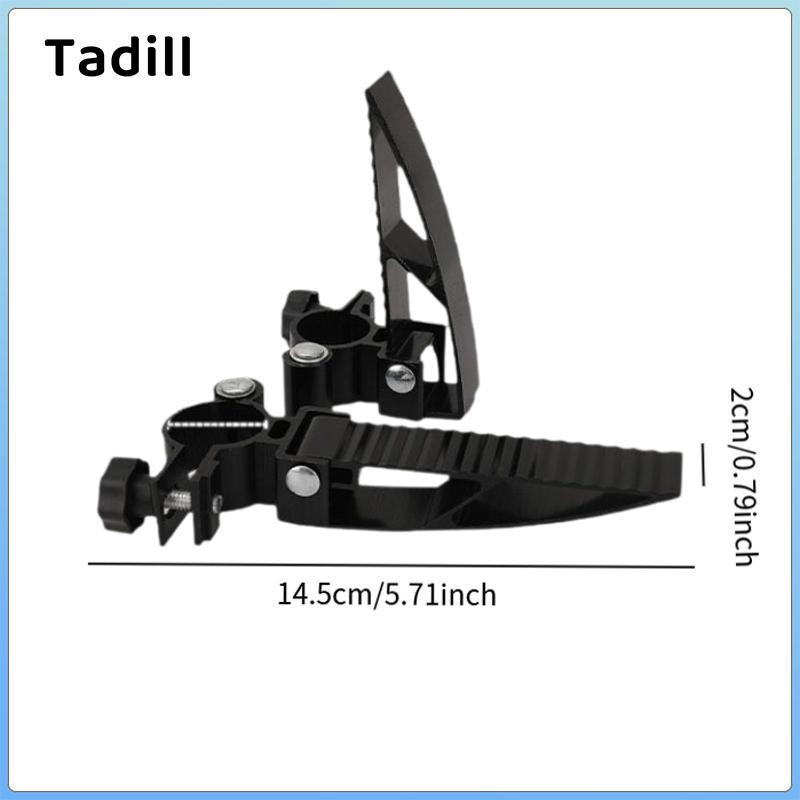 Tadill 1 Cặp Bàn Đạp Chân Ghế Câu Cá - Chân Hỗ Trợ và Chống Trượt, Có Thể Gập Lại