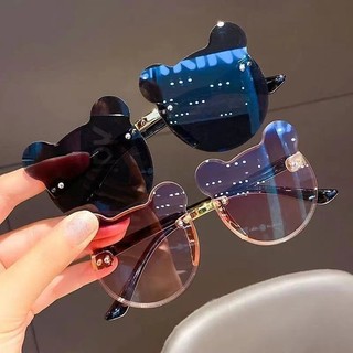 Kính râm chống tia cực tím hình gấu trẻ em-Bé trai bé gái Kính tạo kiểu dáng dễ thương