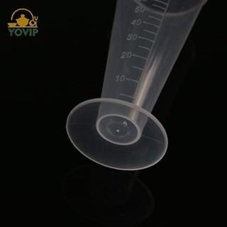 YOVIP 100ML Cốc Đo Nhựa Cân Trong Suốt Cốc Đo Rót Vòi Không Tay Cầm Hộp Đựng Chất Lỏng Cho Nhà Bếp Thanh Tiếp Liệu VN