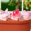 Mô hình động vật bằng nhựa QEARY, Bức tượng động vật thu nhỏ thủ công DIY thu nhỏ, Phụ kiện trang trí Phong cách hoạt hình Chất liệu nhựa Thiết kế hiện đại Mô hình động vật Mini Bánh Topper