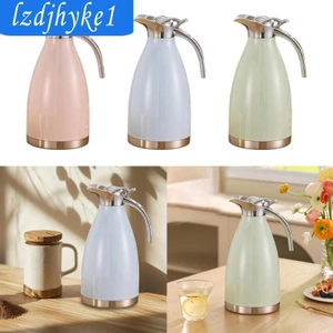 Ấm đun nước cách nhiệt chân không bằng thép không gỉ 2.0 L Tường đôi 14.3x28.5cm Nắp chống rò rỉ Ấm đun nước nóng cho cửa hàng