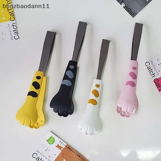 [BBNZDD] Paw Shape Food Tongs Hoạt Hình Dễ Thương Bữa Ăn Kẹp Thép Không Gỉ Thịt Nướng Tongs BVAH