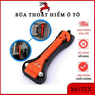 Búa thoát hiểm ô tô búa phá kính đa năng cứu hộ MOTEX