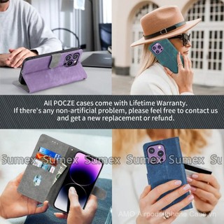 Bao Da Lật Cho ZTE Nubia Neo 3 GT Music 2 S 5G Giá Đỡ Khe Cắm Thẻ Từ Ví Vỏ Điện Thoại Chống Trộm RFID Chống Sốc Vỏ Lưỡi V70 V60 V50 Thiết Kế V41 A75