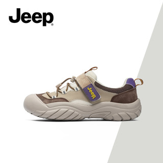 Giày đi bộ ngoài trời mới mùa xuân dành cho nữ JEEP, Khóa màu đa năng, Giày đi bộ thể thao du lịch nhẹ