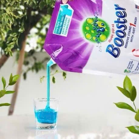 Thùng/ combo 4 túi Nước giặt xả Booster hương nắng mai - HÀNG CHÍNH HÃNG VN