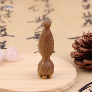 ELBBKG Gỗ Đàn Hương Xanh Dụng Cụ Massage Mặt Gua Sha Chăm Sóc Da Mặt Massage Stick Pods Hình Máy Mát Xa Mặt Vật Lý Dụng Cụ Mới