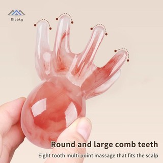 ELBBKG Nhựa Bạch Tuộc Massage Lược Kinh Tuyến Cạo Da Đầu Châm Cứu Massage Gua Sha Lược Massage Giảm Mệt Mỏi Massage Mới