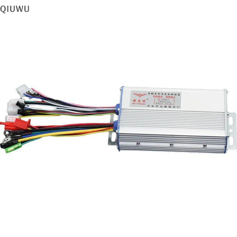 Thay thế bộ điều khiển tốc độ động cơ không chổi than QIUWU 36V-48V 350W / 500W cho xe tay ga xe đạp điện.