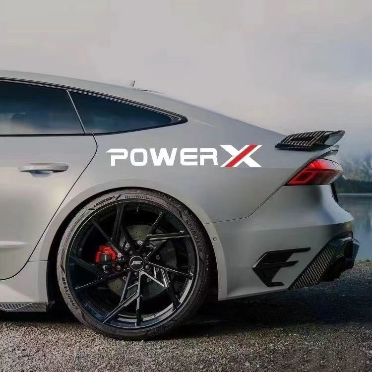 Sáng Tạo POWER Chống Nước POWER Body Tiếng Anh Vòng Hoa Nhăn Xe Hơi Mát Xe Máy Miếng Dán Xe Ô Tô Đầu Máy Độc Đáo