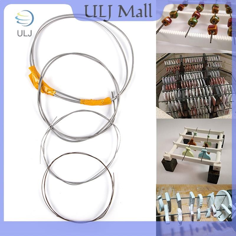 ULJ 1M Gốm Sứ -d Dây Vonfram Gốm Đất Sét Bắn Giá Đỡ Mặt Dây Chuyền Lò.