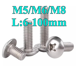 ((LXY) Ốc Vít inox đầu dù pake Inox 304, Bu lông đầu dù pake inox 304 M5 / M6 / M8 * L: 6-100mm (RM-VN-1)